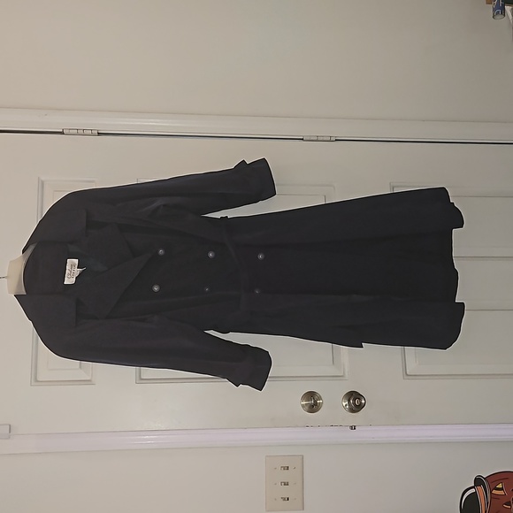 Chelsea Studio Jackets & Blazers - Chelsea Studio Double Breast Trench Coat sz 24W Navy Blue